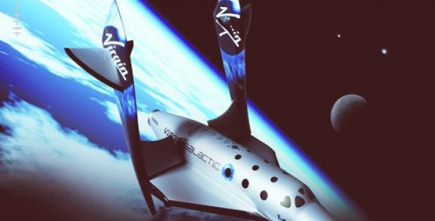 Virgin Galactic tourism rocket ship